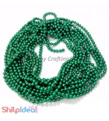 Metal Ball Chain 1.5mm - Green - 2 meter